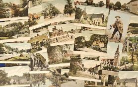 Postcards, a mixed collection of approx. 63 cards of the New Forest area published by F.G.O