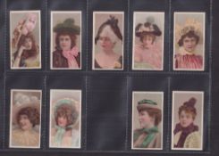 Cigarette cards, Harris & Son, Beauties, 'HOL', (25/26 Ref H 192, missing picture no 8) (few sl