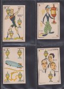 Trade cards, Spain, 'Cine Manual', set of 48 playing card style cards including artist drawn
