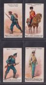 Cigarette cards, Robert's, Armies of the World (Printed backs), four cards, Argentine Republic