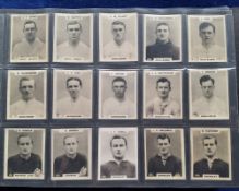 Cigarette cards, Godfrey Phillips, Footballers, 'K' size, over 680 cards all numbered between 1