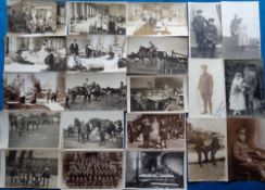 Postcards, Military, an RP collection of approx. 39 military cards, with soldiers in uniform,