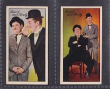 Cigarette cards, Carreras, Famous Film Stars, 2 type cards, both no. 96 the two different versions