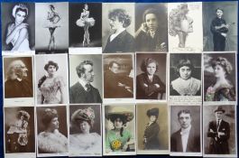 Postcards, Personalities, inc. Ballet (3), Paderewski, Bernhardt Caricature by Orens, Liszt,