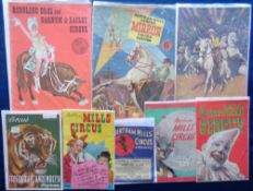 Ephemera, Circus, a collection of 18 programmes and souvenirs etc. 1930s-1964. To include Bertram