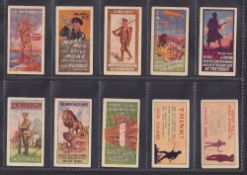 Cigarette cards, Wills (Australia), Recruiting Posters (set 10 cards) (couple slightly grubby rest