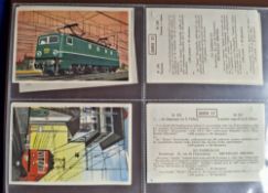 Trade cards, Over 500 cards, mainly Continental all Railway / Travel related including Gloria Trains