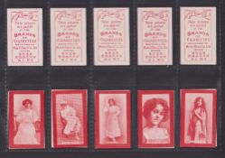 Cigarette cards, Japan, Murai, Actresses, 'ALWICS', 120 different cards (vg)