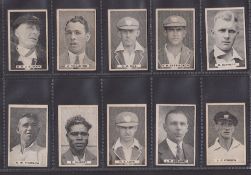 Trade cards, Australia, Sweetacres, Cricketers Test Records, Second Series (33-64) (set, 32 cards)