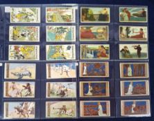 Trade cards, 25 sets Continental issues, sets of 6, Stollwerck (14, serie / gruppe 173 162 492 476