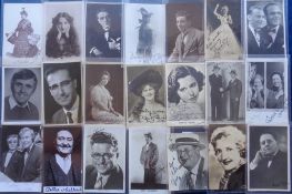 Postcards, a mixed age selection of 40 cards of entertainers from TV, music hall (theatre),