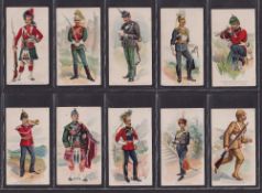 Cigarette cards, USA, ATC, Military Uniforms 'C' (set 27 cards) (gen gd)