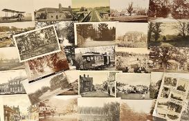 Postcards, Berkshire, a mix of approx. 29 cards of Mortimer and Wantage and environs, with RPs of