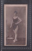 Cigarette card, Beauties NANA (Anonymous plain back) type card Handbook ref H377 fig 377 no.10 (