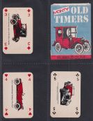 Trade cards, Monty Gum, Motor Car themed selection, Old Timer red borders (set 50 cards plus paper
