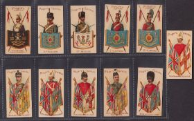 Cigarette cards, Player's, Military Series, 11 cards nos. 1 (light corner crease), 3, 7, 13, 14, 22,