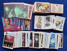Trade cards, 3 sets, A&BC Gum Battle, Somportex Wierdies & Topps Star Trek (88 cards plus 22