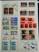 Stamps, All world collection housed in 10 albums and stockbooks to include GB QEII in mint blocks/