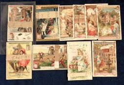 Trade cards, Liebig, a collection of six German edition sets, Popular Song IV S548, Carnival