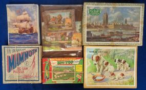 Jig-Saw Puzzles, 12 boxed vintage puzzles, all complete to include Bertram Mills circus (2