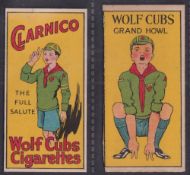 Trade cards, Clarnico, Wolf Cub Signs (package issue), 'The Full Salute' and 'Grand Howl' (gd)