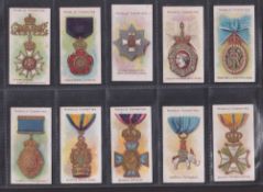 Cigarette cards, Thos Nicholls, Orders of Chivalry (set 50 cards) (no. 4 light stain on back rest