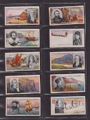 Cigarette cards, F&J Smith, Famous Explorers (set 50 cards) (some with slight toning, gen gd/vg)