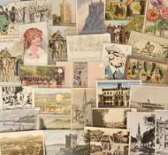 Postcards, a mixed age collection of approx. 800 cards, inc. panoramic (Greece, 3), social