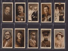Cigarette cards, Mitchell's, A Gallery of 1934 (set 50 cards) including Adolf Hitler (vg), Don