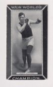Cigarette card, Cope's, Boxers (New World Champion), single issue card Jesse Willard (vg) (1)