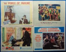 Cinema, Lobby Cards and Front of House Stills, approx. 200 cards from various films to include One