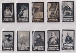 Cigarette cards, Ogden's, a type collection of 220+ Tabs & Guinea Gold cards, many base