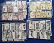 Cigarette cards, China, over 125 cards from various series, L/M sized, mostly anonymous printed