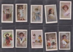 Trade cards, Queen Elizabeth Laundry, Beauties 37/45 - these are similar to the series issued by J
