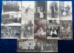 Postcards, Social History, Paris selection, RP, Waiter, Children, Groups, Belleville Tramway