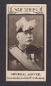 Cigarette card, J.H. Clure, War Portraits, type card, no 18 General Joffre (gd) (1)
