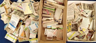 Cigarette & Trade cards, Mixture over 1000 cards, many sorted into series, some slightly better