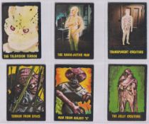 Trade cards, A&BC Bubbles, Outer Limits (set 50 cards) (gen gd / better a few fair)