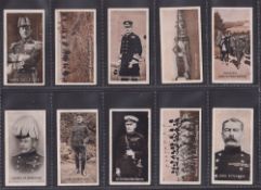 Cigarette cards, Muratti, War Series II (set 25 cards) includes Lieut. Gen Baden Powell (a few