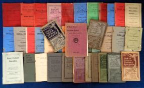 South African Football Archive, early 1900's, a collection of 35+ small format booklets relating