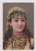 Cigarette card, Wills, Beauties, Girl Studies, type card, Wills ref. book CSGB no 103, Fig. 3-B,