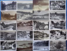 Postcards, Cornwall, a mixed age selection of 34 cards of Cornwall with 11 cards of Port Navis,