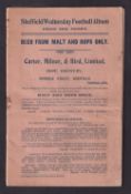 Sheffield Wednesday FC, booklet, History of the Sheffield Wednesday Football Club, published early