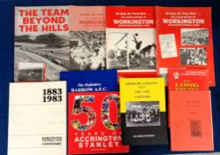 Football booklets, a collection of 11 booklets all relating to Ex-League Clubs, inc. 'Aberdare
