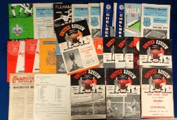Football programmes, Manchester United, a collection of 27 home & away programmes, mostly 1950's/