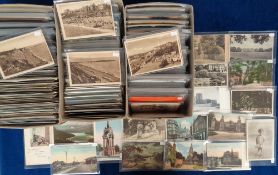 Postcards, a mixed age collection of approx. 1400 cards with UK and foreign topographical and