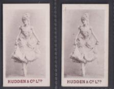 Cigarette cards, Hudden's, Beauties, 'HUMPS', two cards, both the same picture, ref. H222, picture