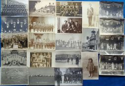 Postcards, an RP selection of approx. 146 postcards and photographs of Social History, Navy and