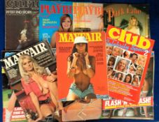 Glamour magazines, a collection of 24 vintage small format Men Only magazines, with dates ranging