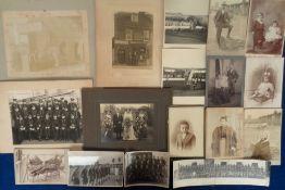 Photographs, a collection of approx. 200 b/w images to include 28 cabinet cards, 44 cartes de